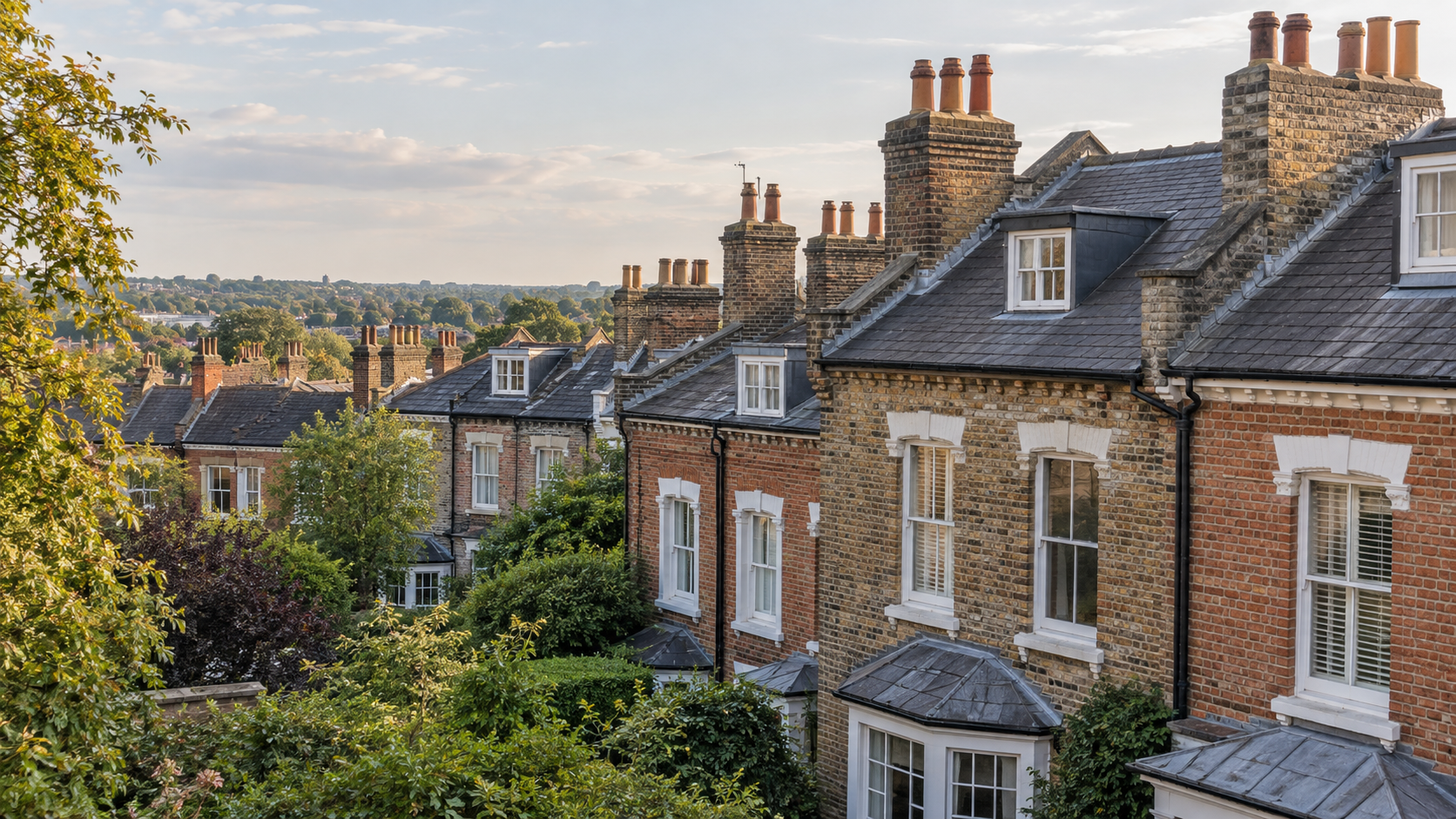 Period roofscape in Greenwich