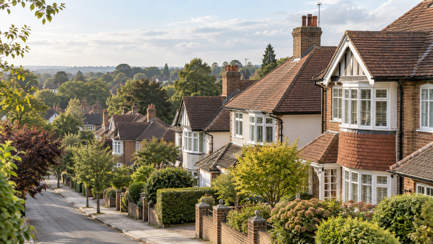 Residential roof detail in Sutton
